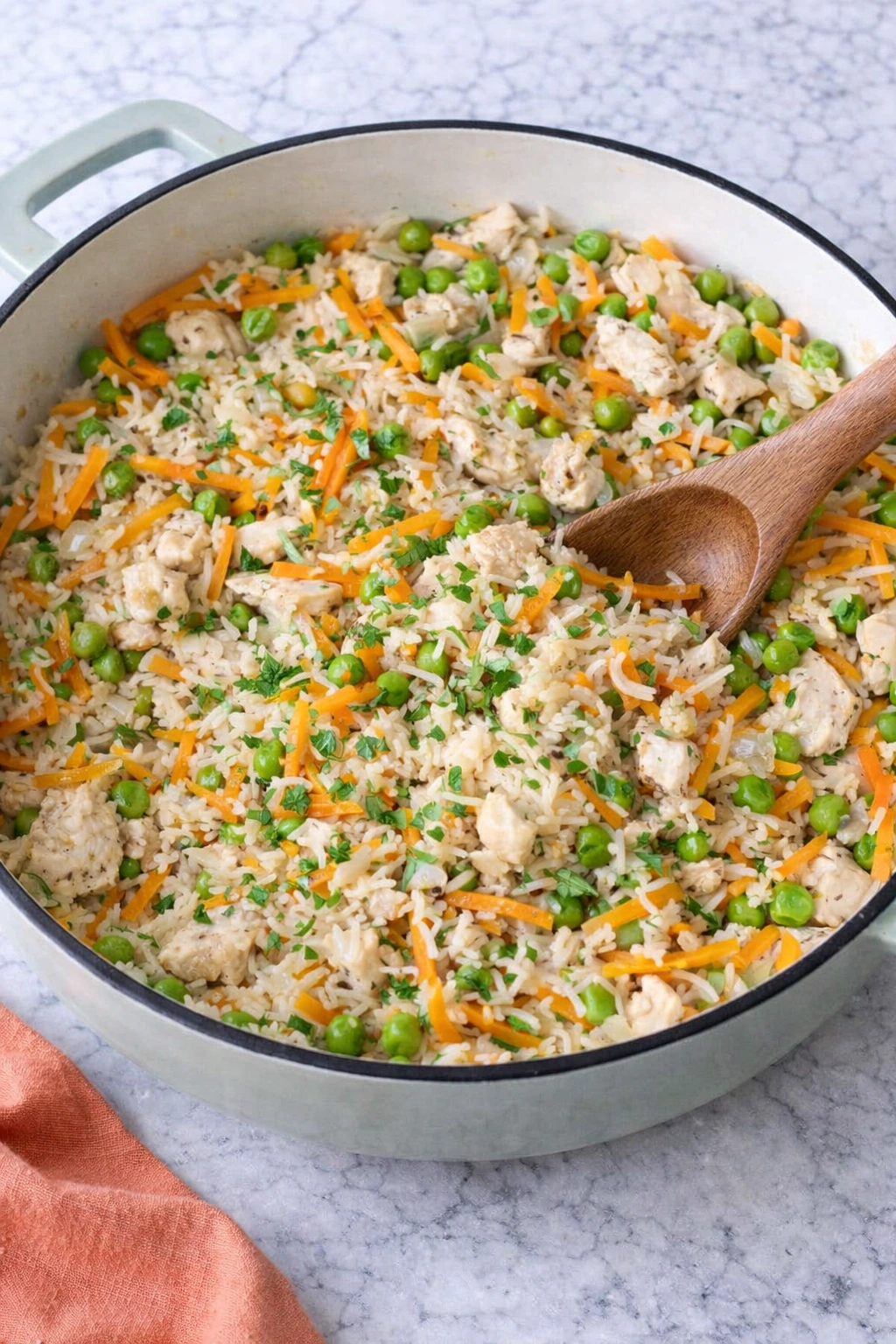 One Pot Chicken and Rice with Vegetables
