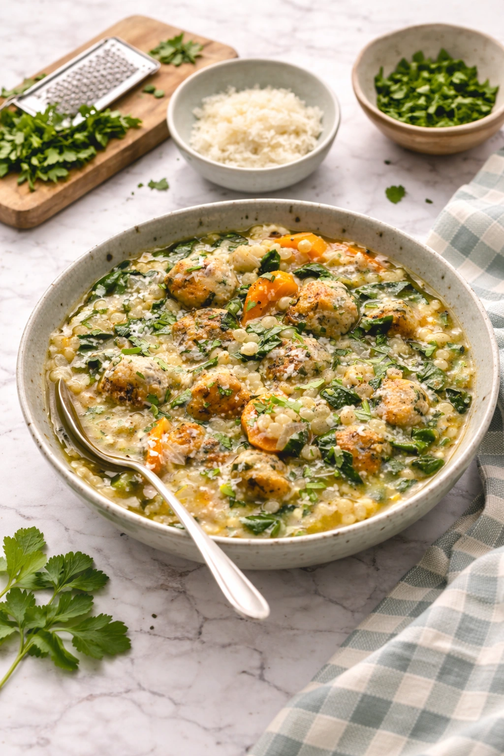 Italian Wedding Soup with Meatballs