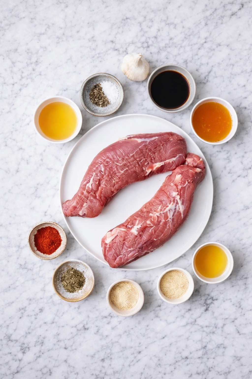 Garlic Butter Baked Pork Tenderloin