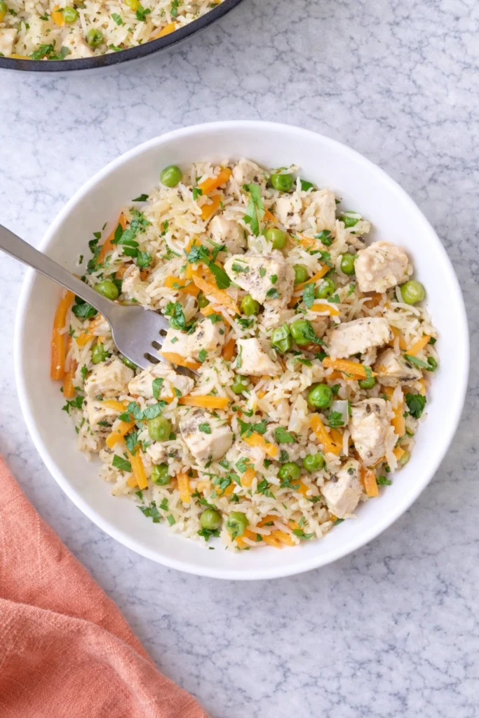 One Pot Chicken and Rice with Vegetables