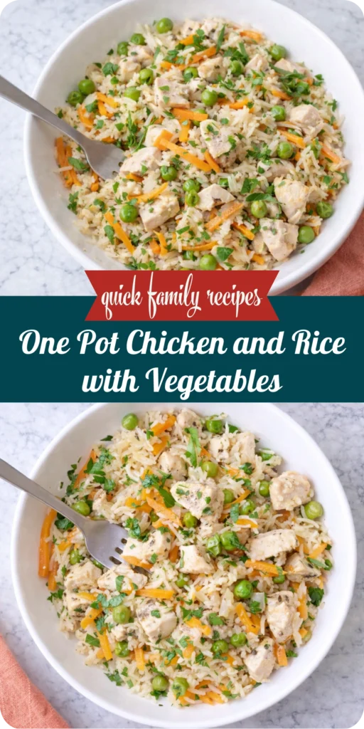 One Pot Chicken and Rice with Vegetables