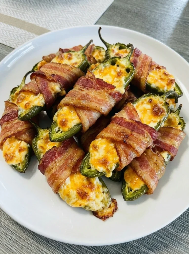 Bacon Jalapeno Popper Bites crispy and cheesy