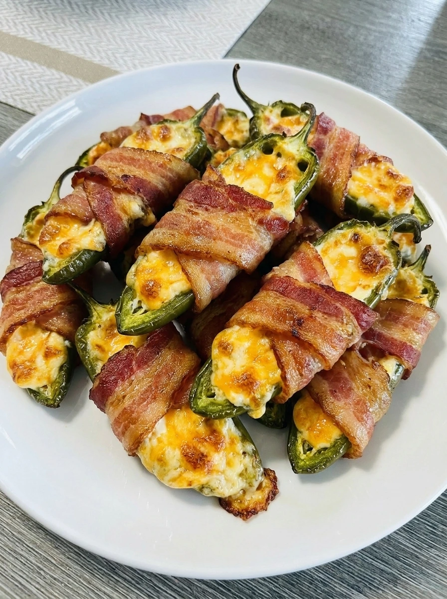 Bacon Jalapeno Popper Bites crispy and cheesy