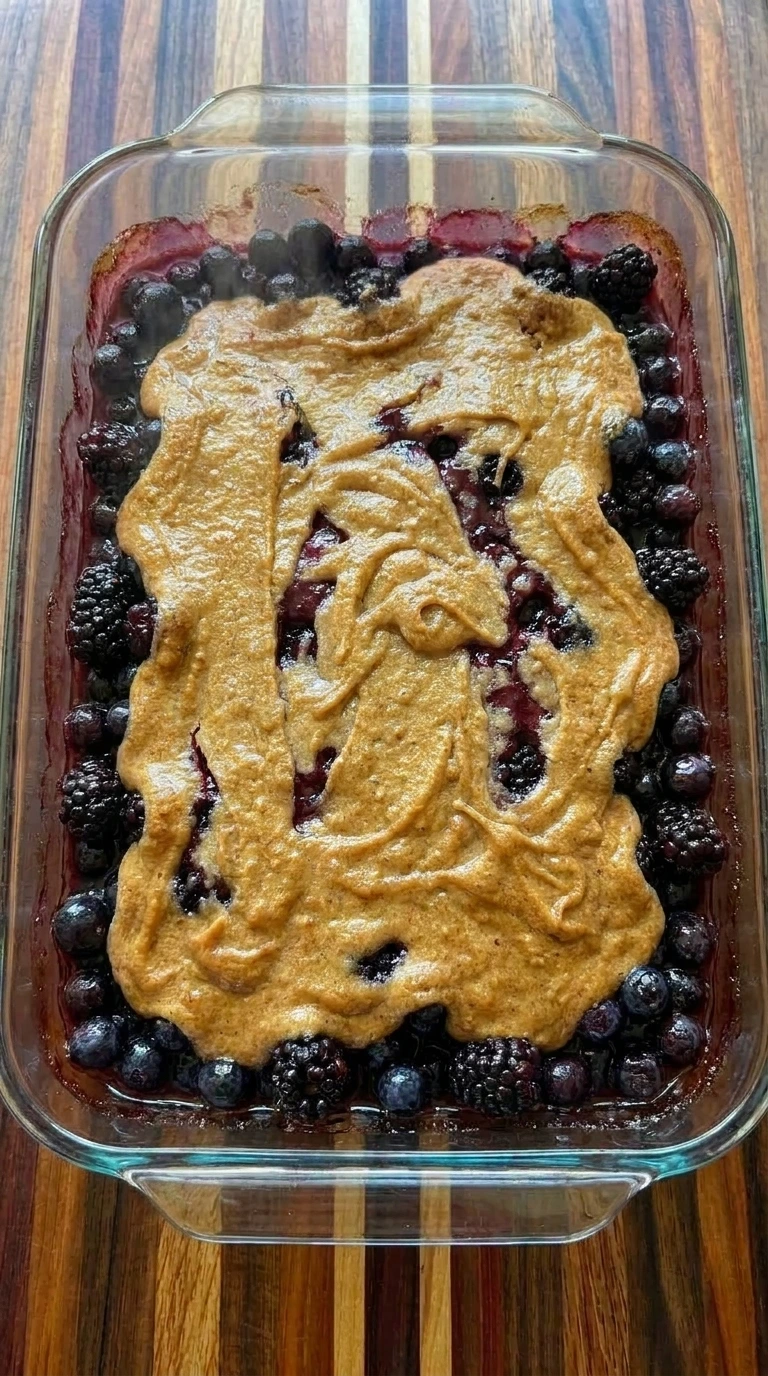 baked blackberry cobbler