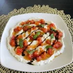 Boursin Bruschetta Dip with tomatoes and balsamic
