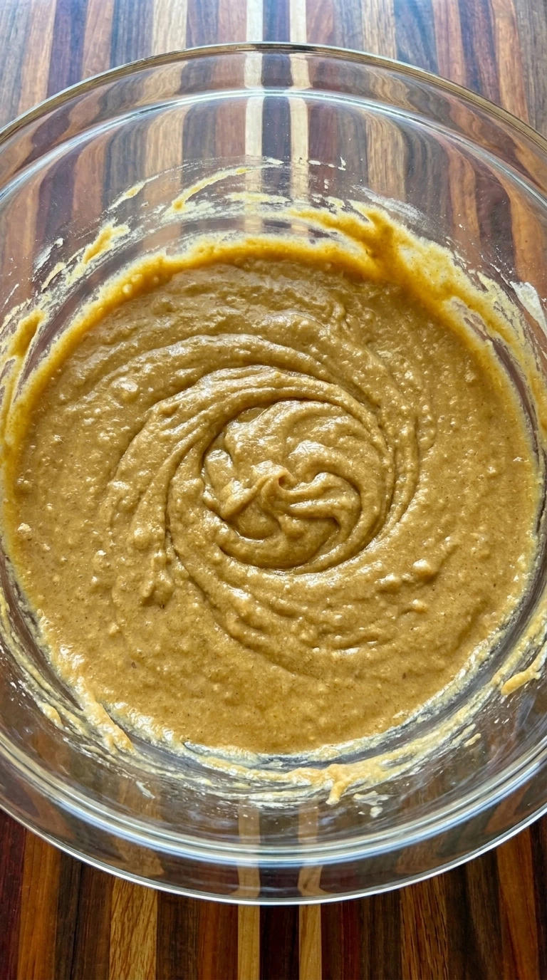 cobbler batter mixed