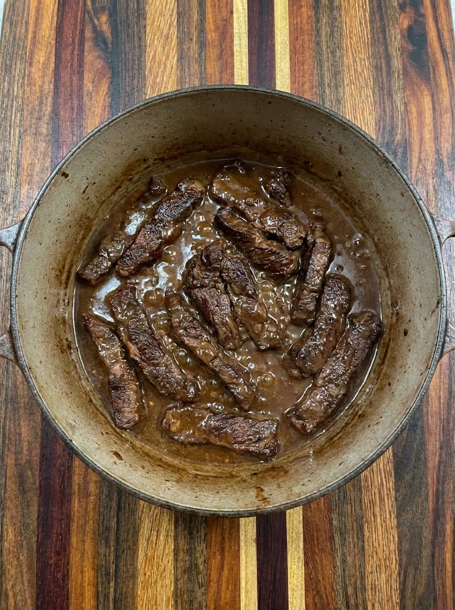 Cooked beef