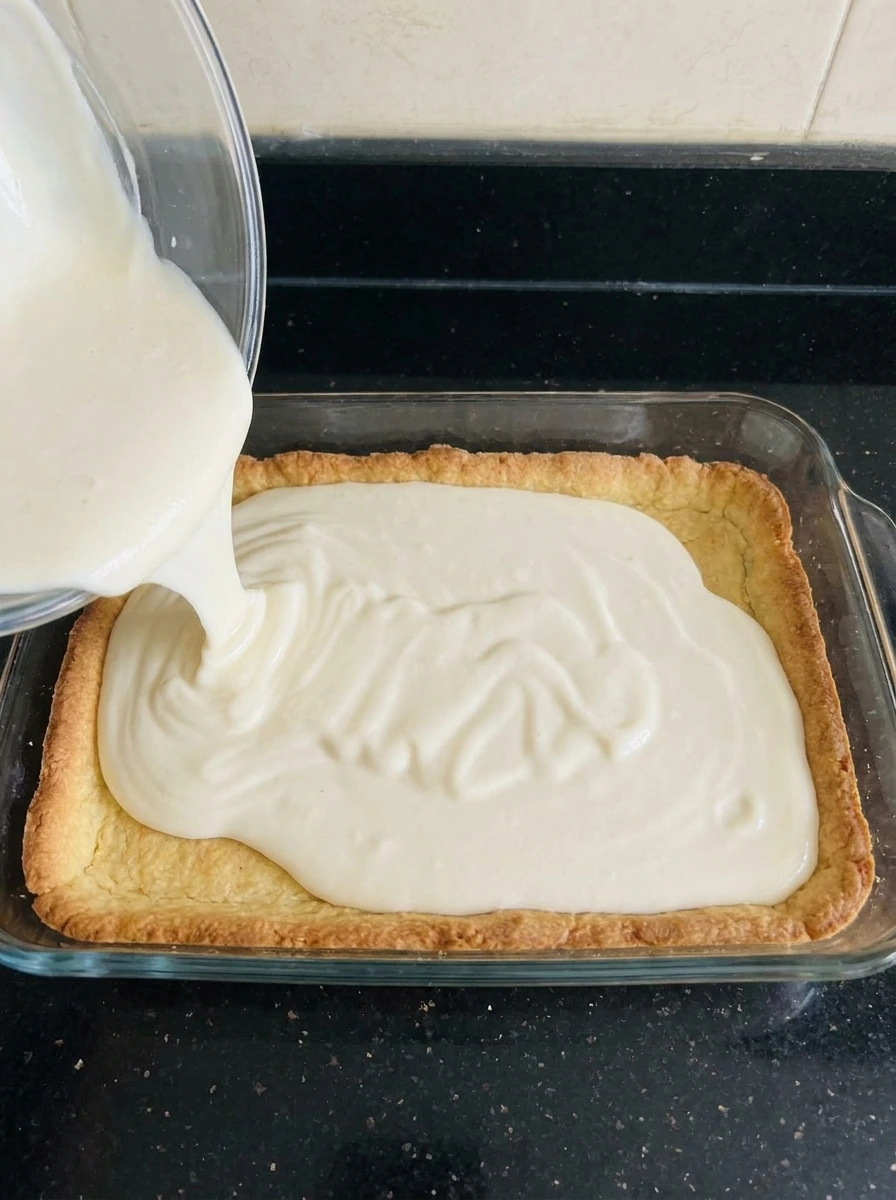 Filling over crust