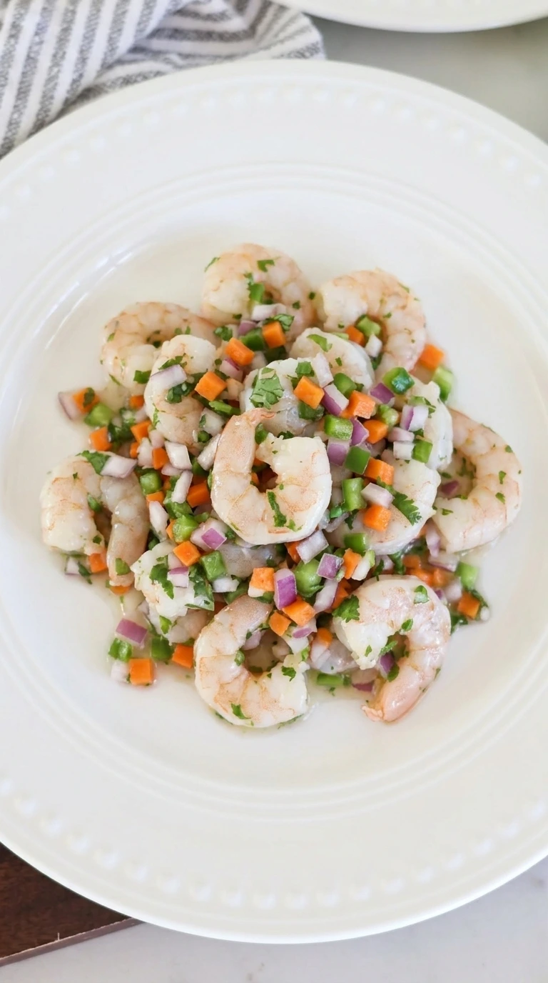 finished shrimp ceviche