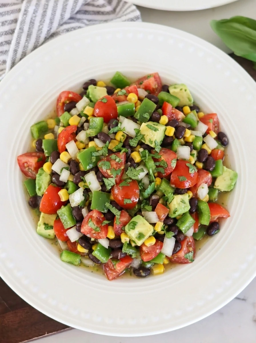 finished cowboy caviar dip