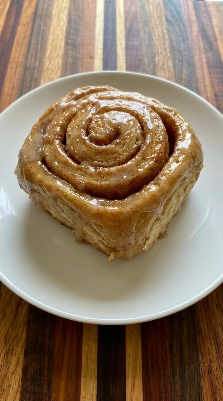 Glazed cinnamon rolls