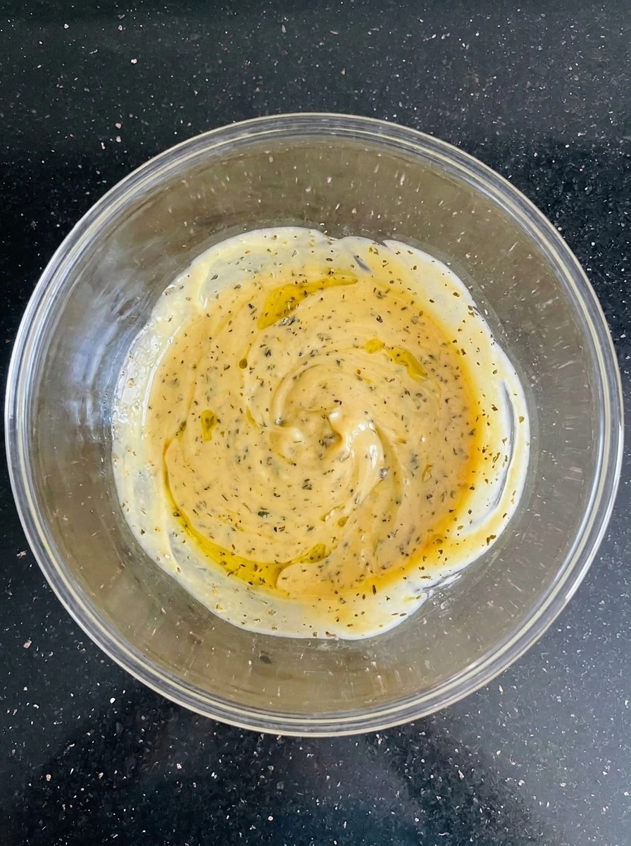 Creamy dressing mixture