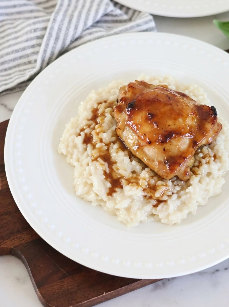 Hawaiian chicken plated
