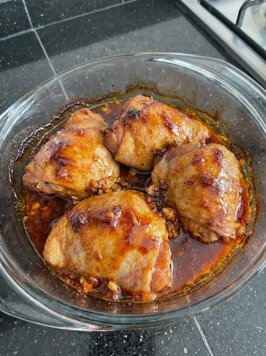 Baked hot honey chicken