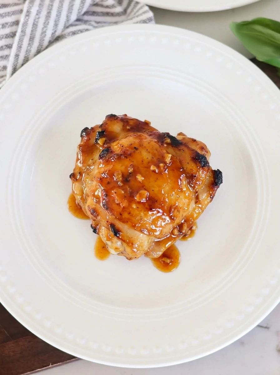 Served hot honey chicken