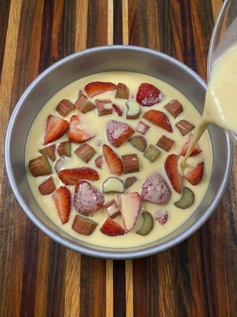 fruit layered in crust