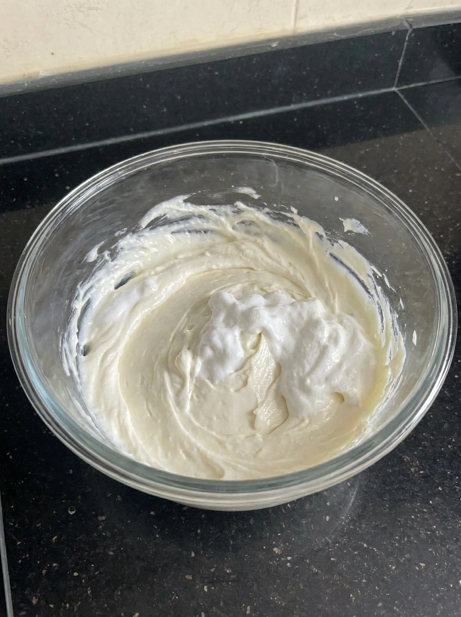 marshmallow fluff mixed with cream cheese