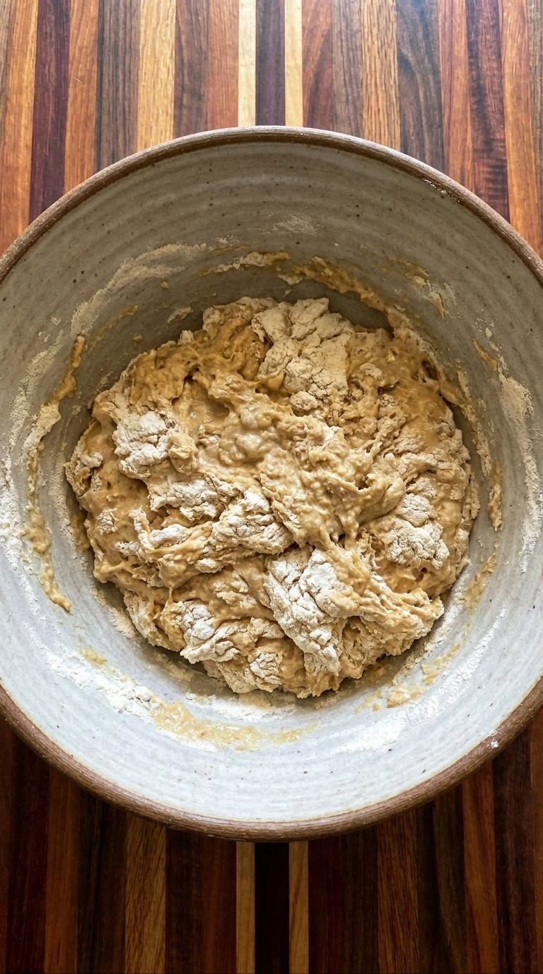 Mixing dough for cinnamon rolls