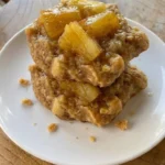 Pineapple Upside Down Sugar Cookies finished dessert