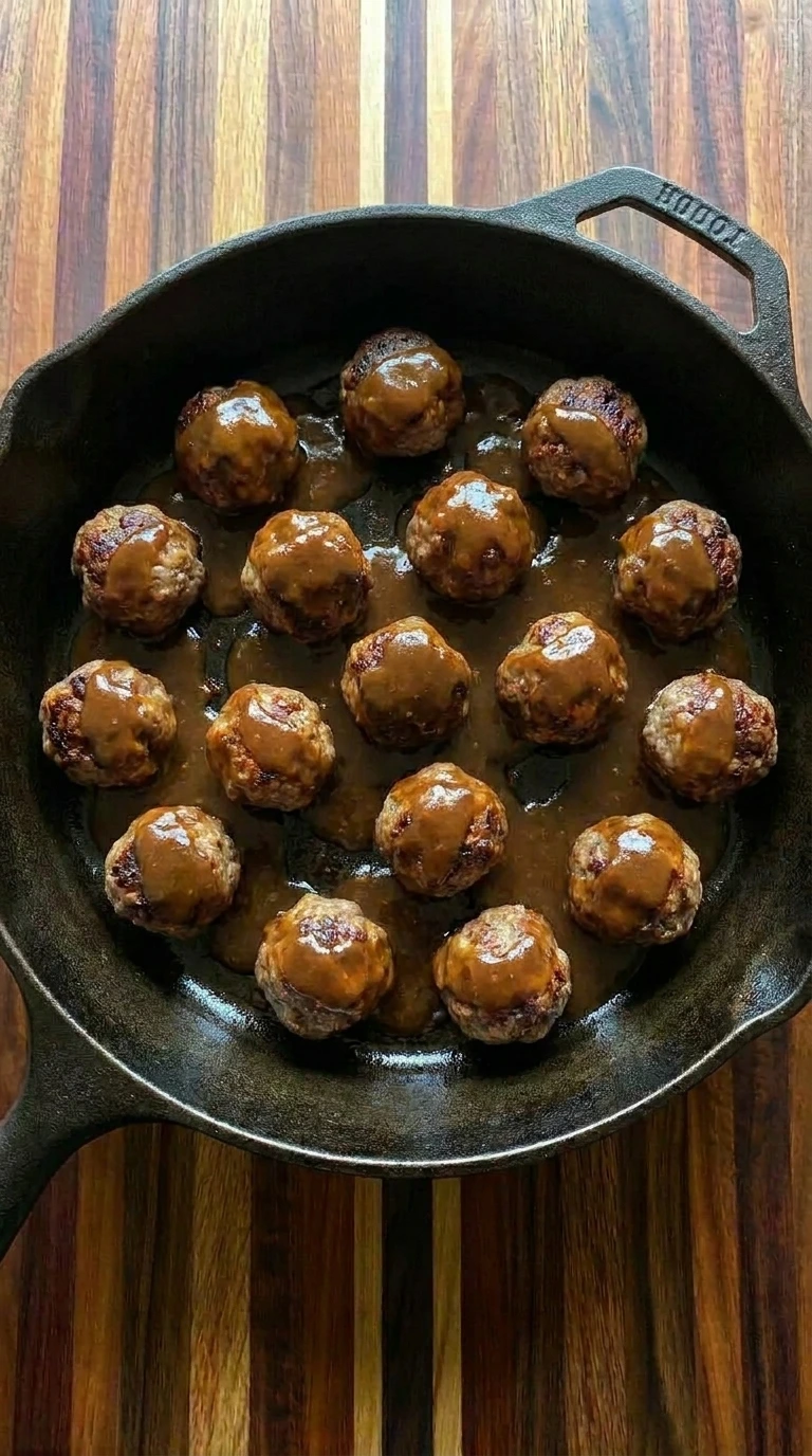 Meatballs in firecracker sauce
