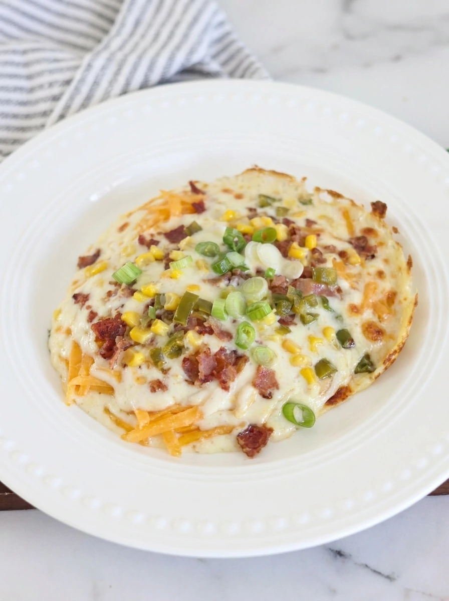 Served cowboy crack dip portion