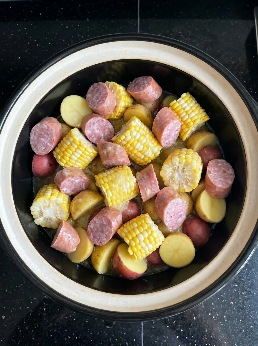 Add broth butter and seasoning