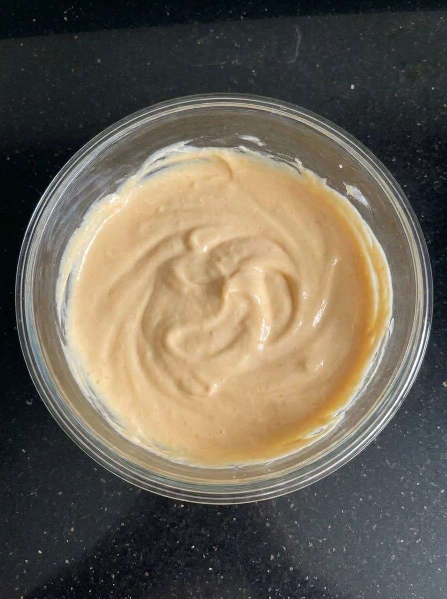 smooth orange fruit dip