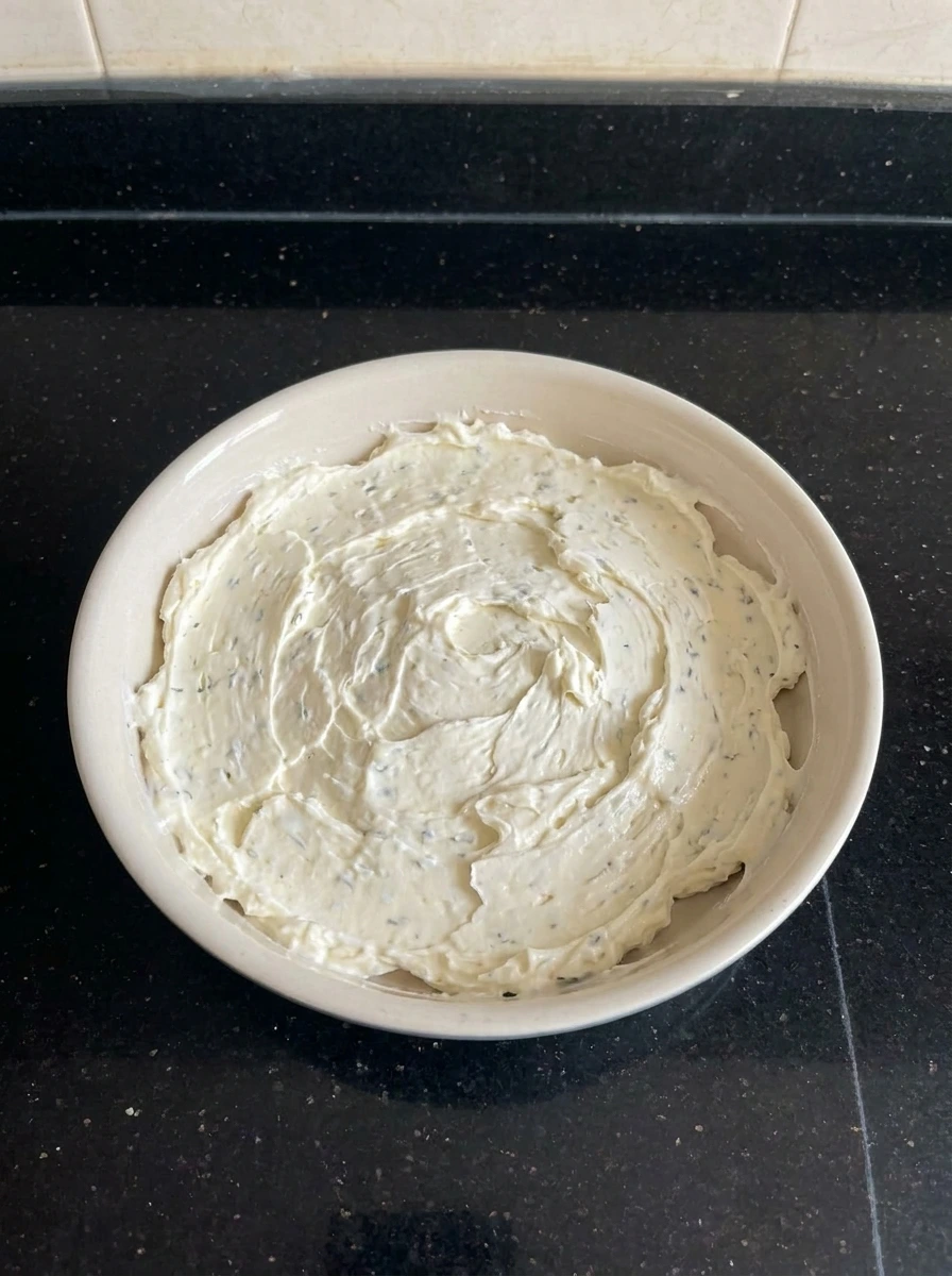 Spread Boursin cheese