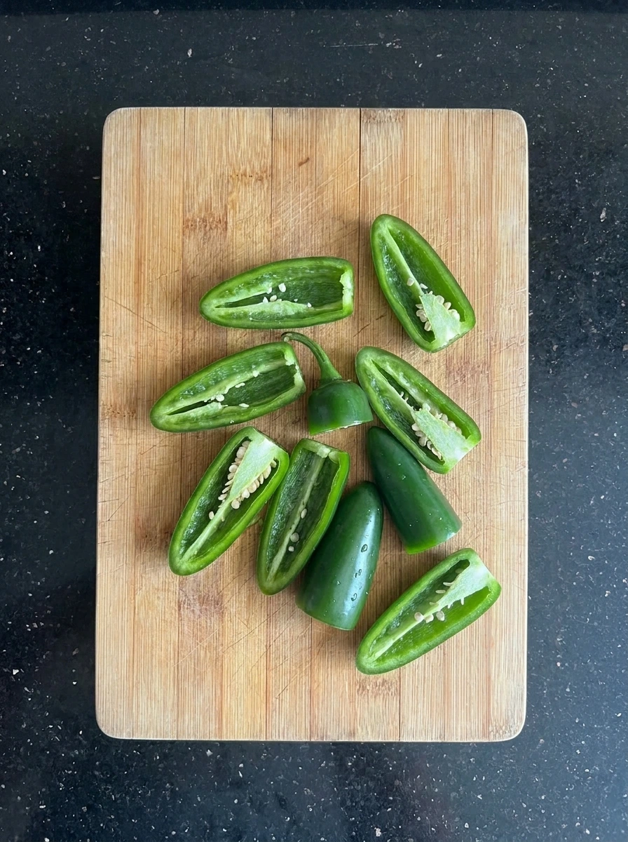 sliced jalapenos