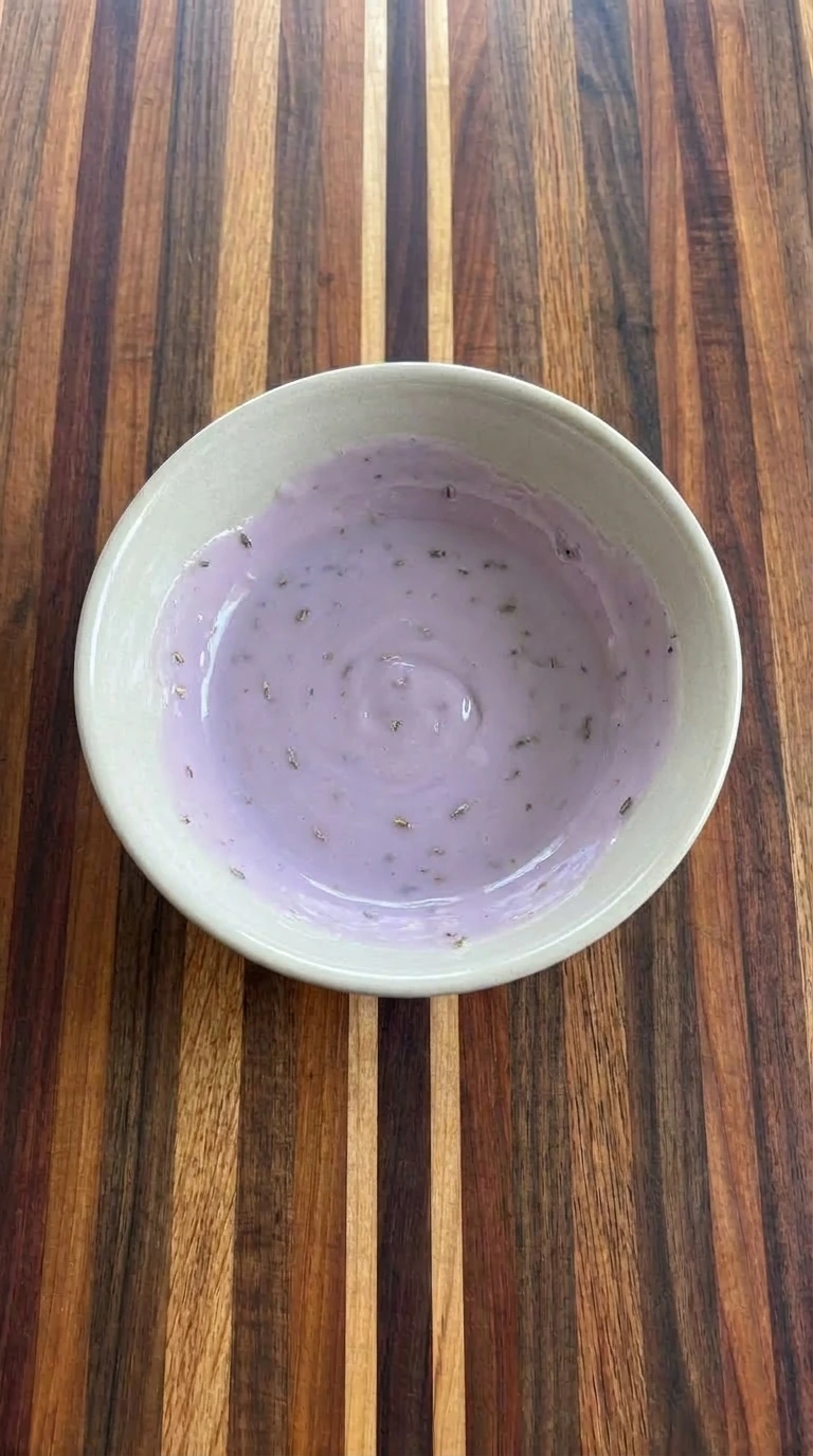 lavender glaze preparation