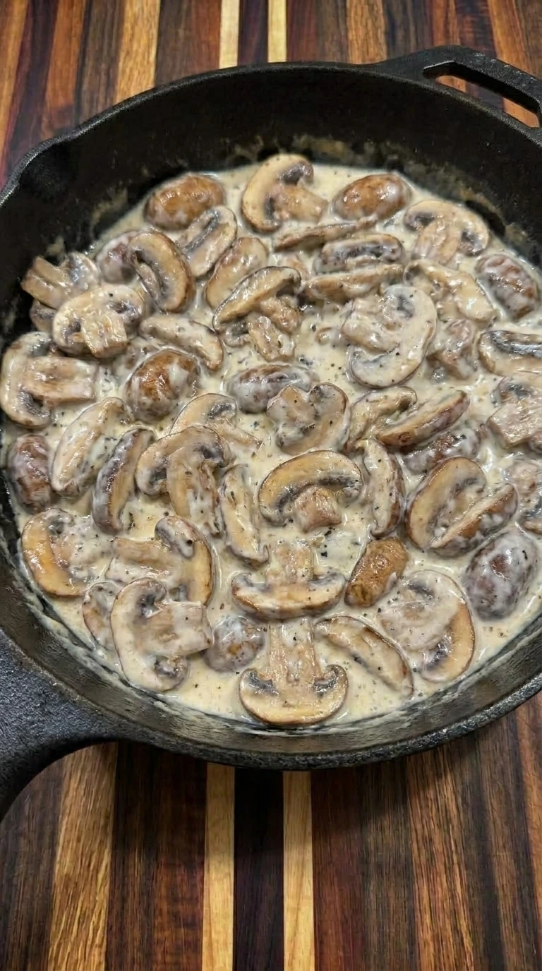 creamy beef stroganoff sauce