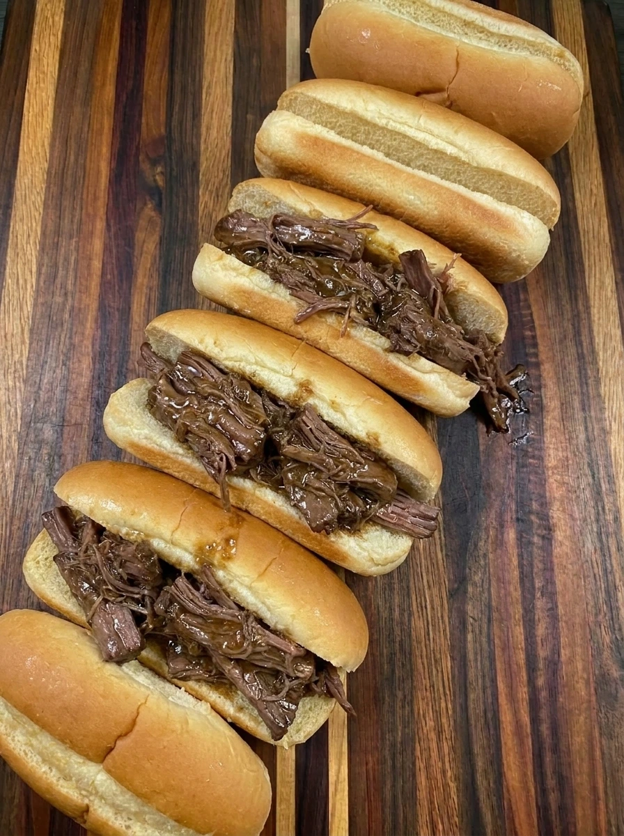 beef sandwiches with cheese