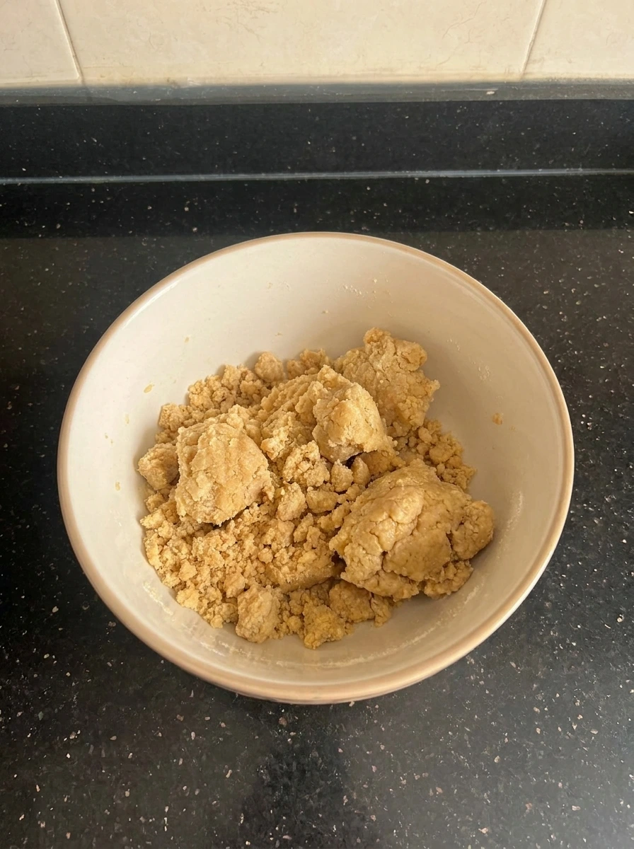 crumb mixture forming for bars