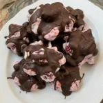 strawberry yogurt clusters coated in chocolate