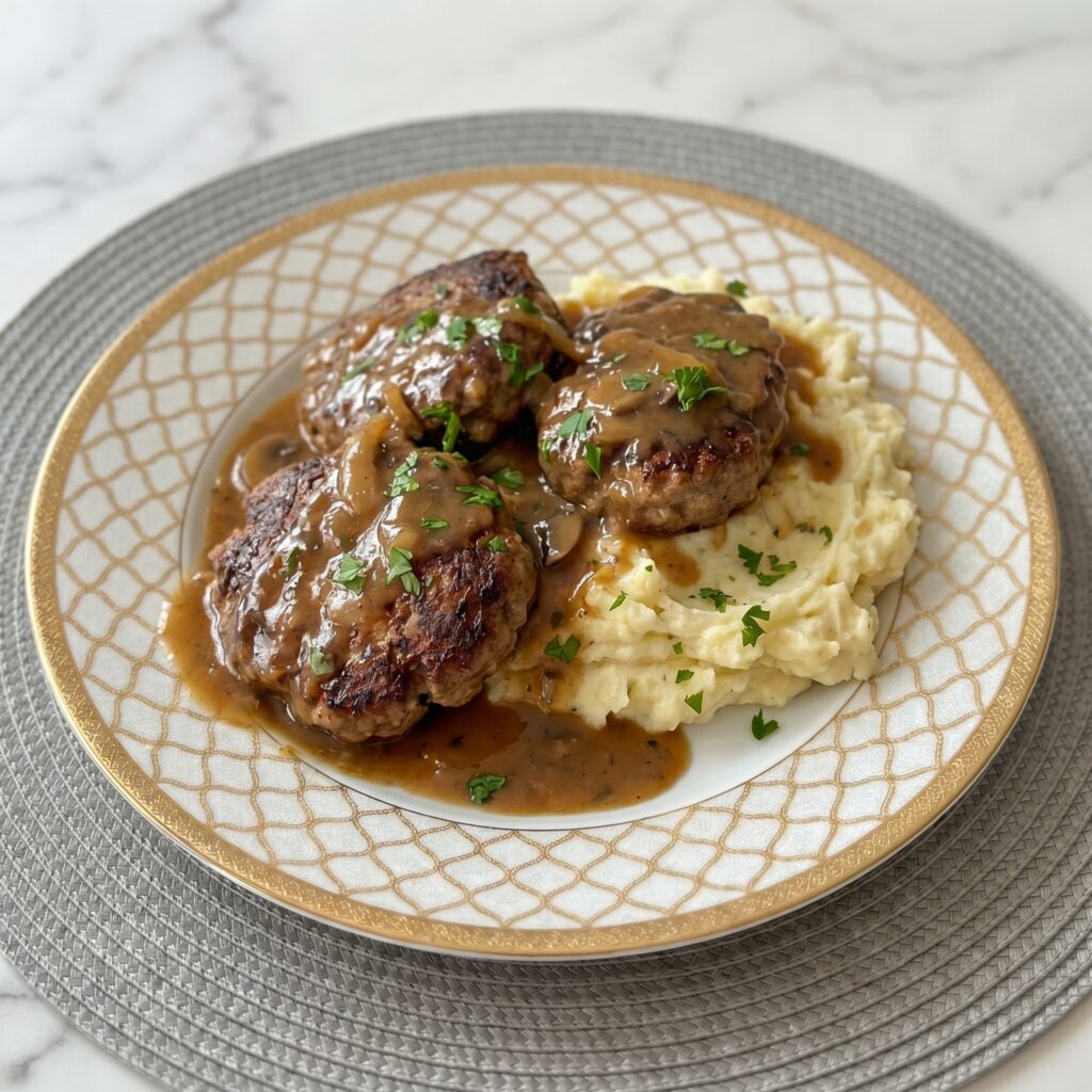 Slow Cooker Salisbury Steak