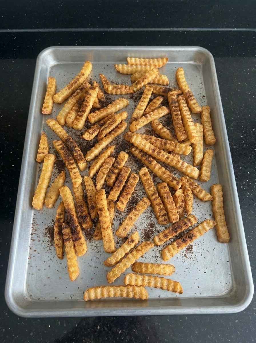 Crispy baked Louisiana fries