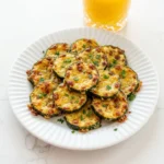 Parmesan Baked Zucchini with crispy golden parmesan topping