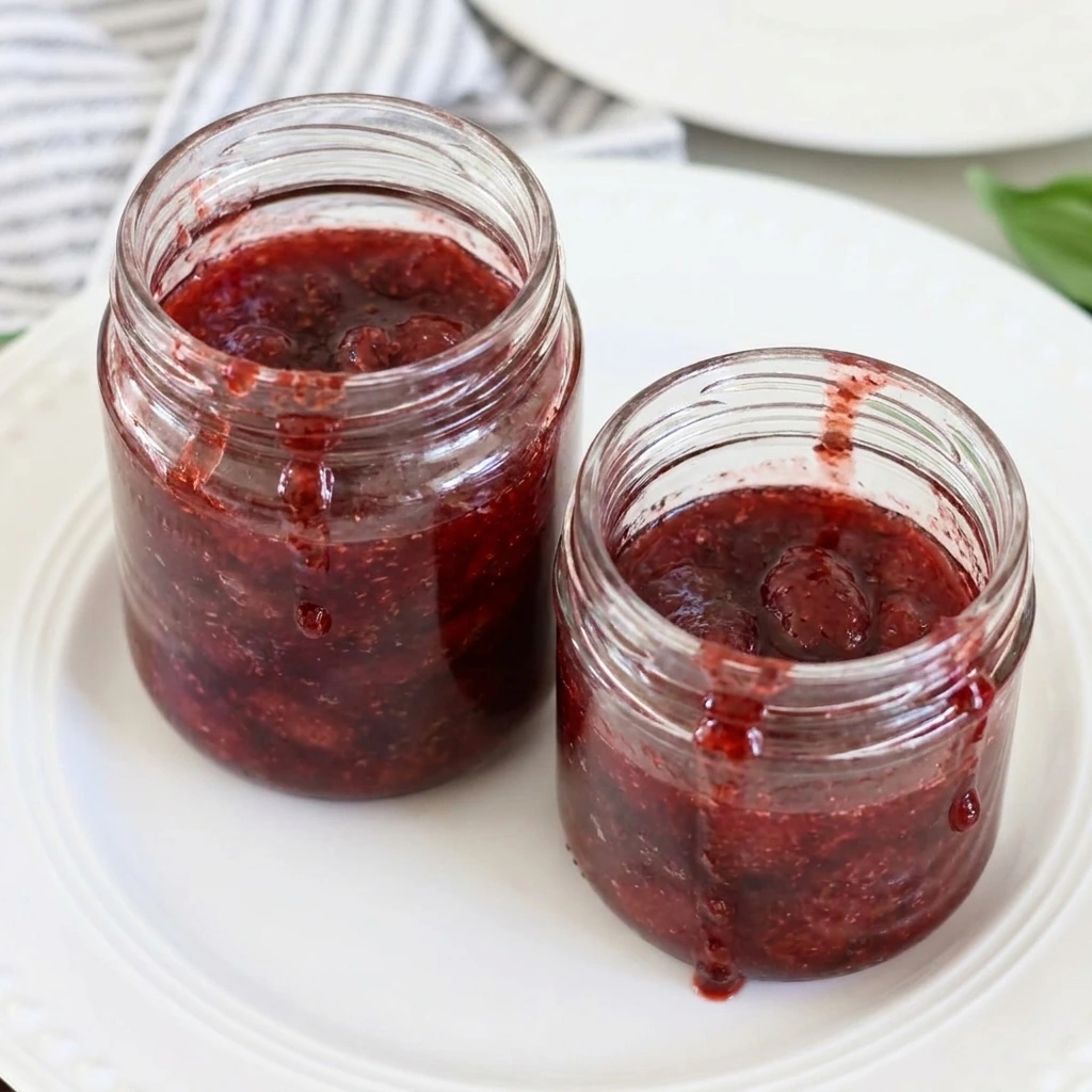Homemade Strawberry Jam in jars