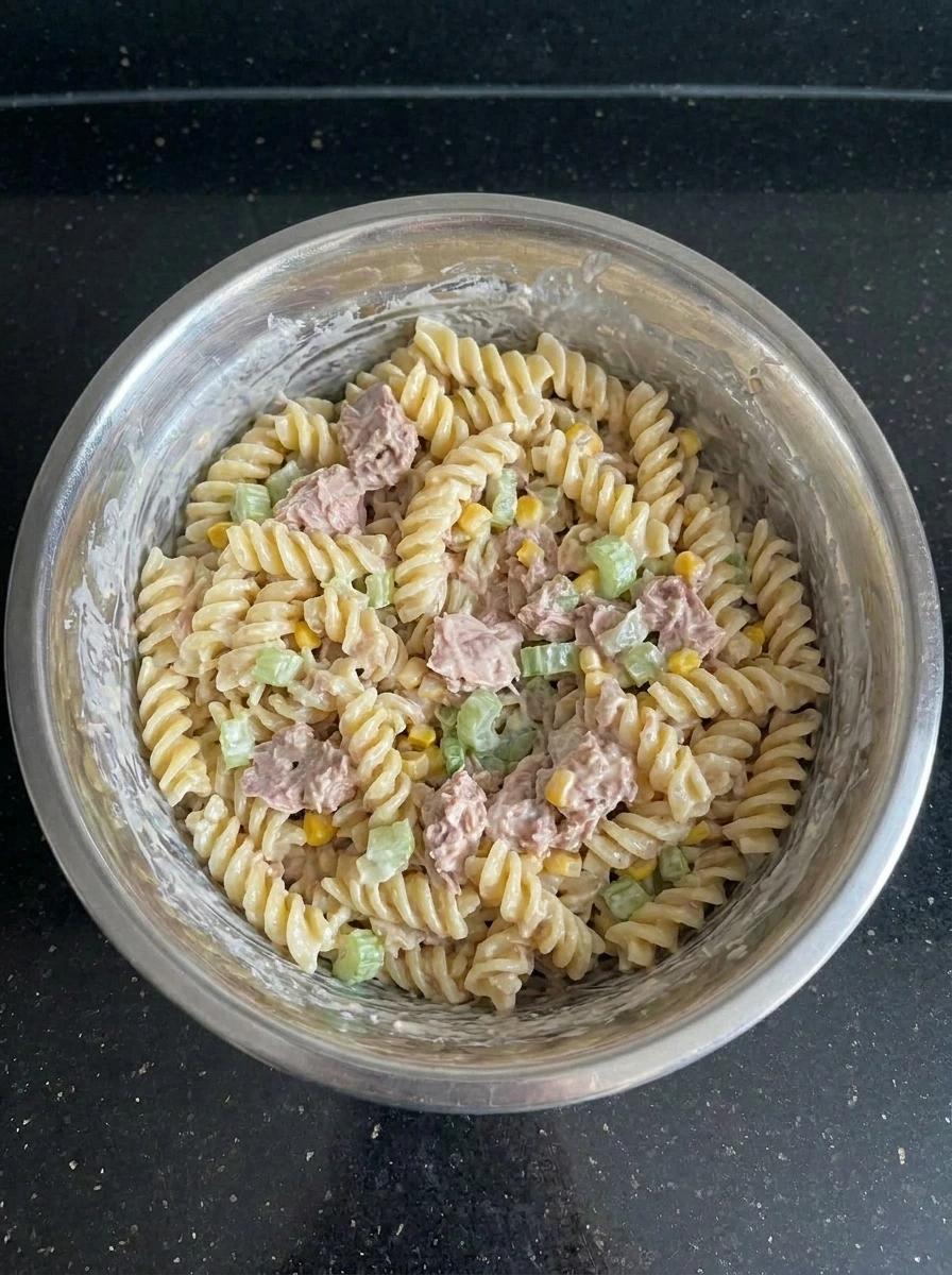 tuna pasta salad mixed