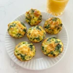 Banana Pepper Egg Bites with melted cheese and banana peppers