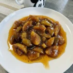 Old Fashioned Fig Preserves in glossy syrup