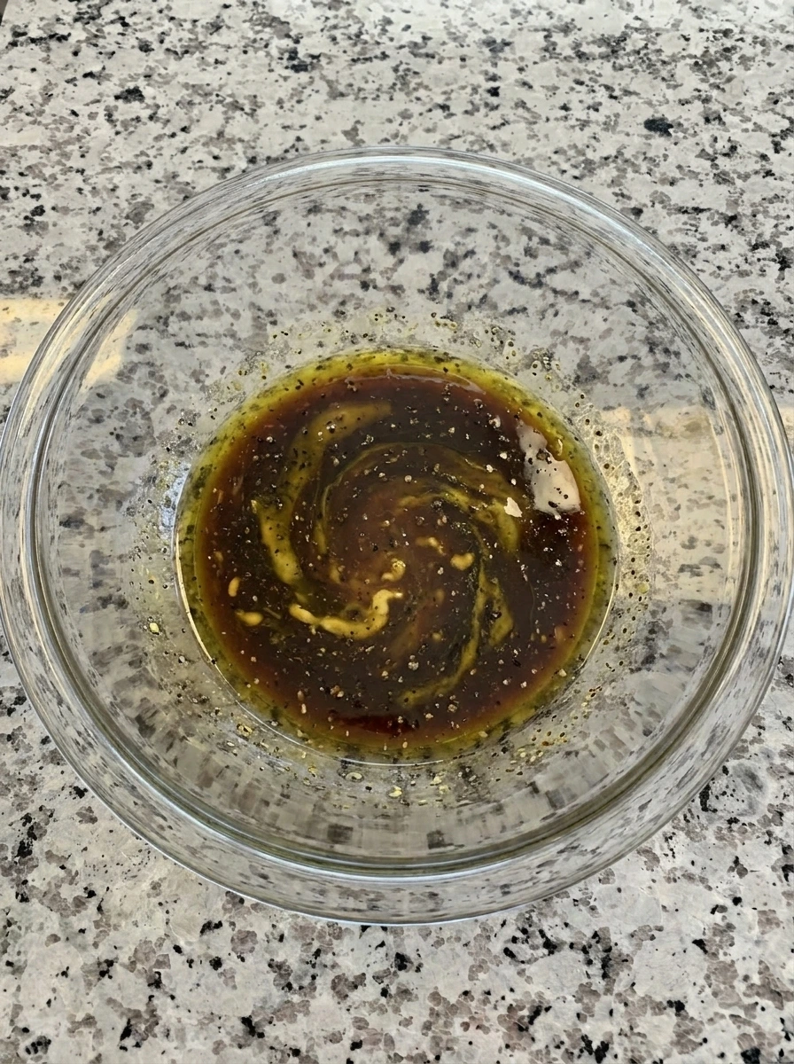 Balsamic dressing for Raspberry Spinach Goat Cheese Salad