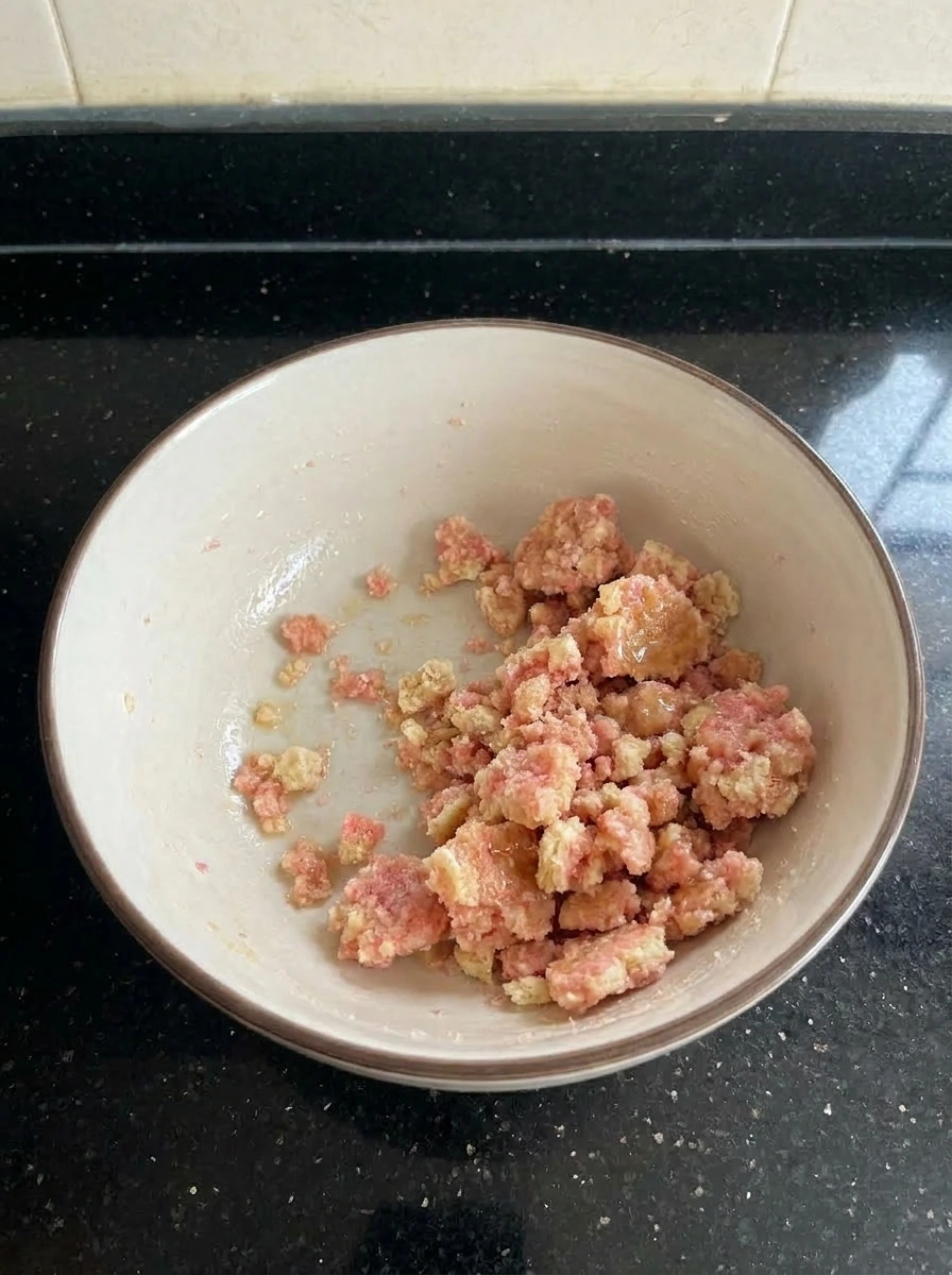 Buttery strawberry crunch crumbs for cheesecake cups